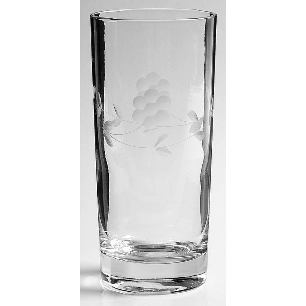 7 Javit 190-1 Collection Etched Tumbler‎ Glasses 12 oz
